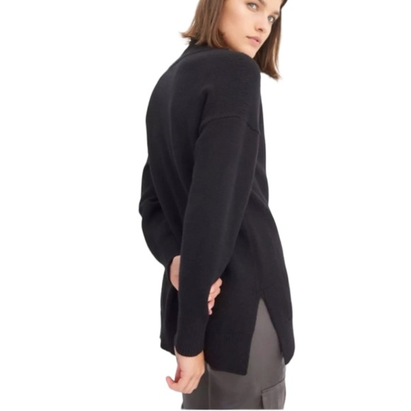 Anthropologie Maeve Black Crystal Tunic Sweater - Picture 8 of 14